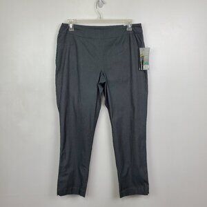 Slim-Sation by Multiples Gray Pull-On Ankle Pant NEW NWT Size 16